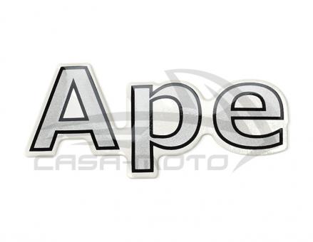 Aufkleber Schriftzug "Ape" 7,7x3,2cm 